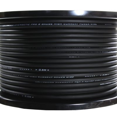 HOLLYWOOD PRO PCBK 8 - 75m rulle PRO strømkabel - 9,6mm² sort