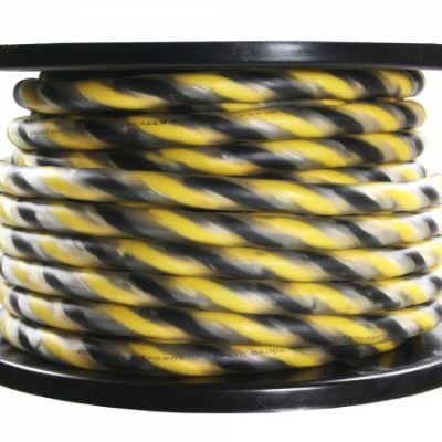 HOLLYWOOD PRO SX 10 - 20m rulle PROX højttalerkabel - 2x6,0mm² - sort/gul snoet