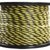 HOLLYWOOD PRO SX 16 - 90m rulle PROX højttalerkabel - 2x1,5mm² - sort/gul snoet