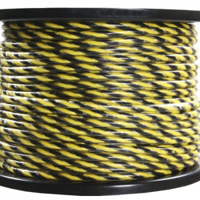 HOLLYWOOD PRO SX 16 - 90m rulle PROX højttalerkabel - 2x1,5mm² - sort/gul snoet