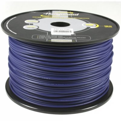 HOLLYWOOD HIC BL - 152m rulle PRO strømkabel - 1,5mm² blå